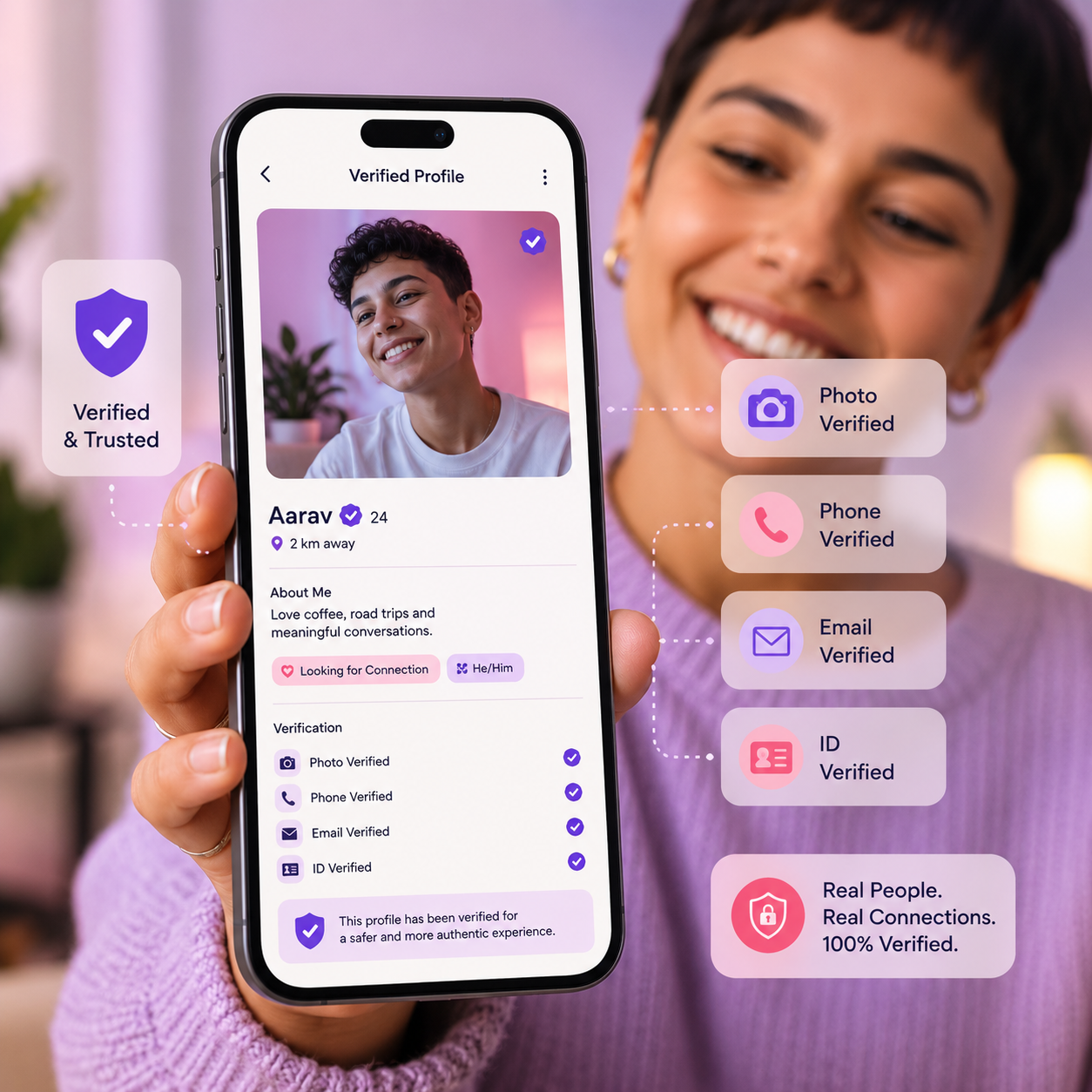 Verified profiles